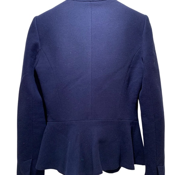 Women autumn blazer jacket Zara size M Blue in new condition - Picture 2 of 8